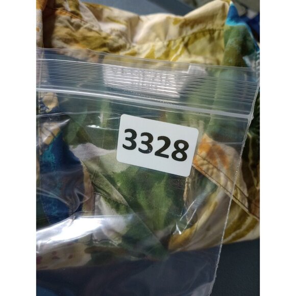 Vintage Venezia Vitale Women's Hawaiian Floral Print Button Up Shirt Size 22/24 - Picture 9 of 9